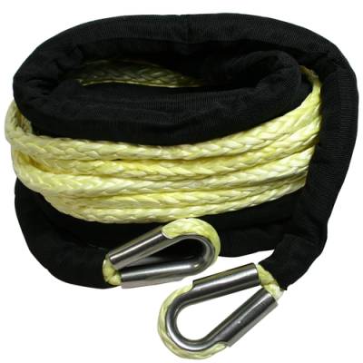 Bulldog Winch - Bulldog 50 Foot 10MM Synthetic Rope Extension 20K Breaking Strength
