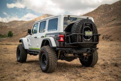 DV8 Offroad - DV8 Offroad 2018-2025 Jeep Wrangler JL Body Mounted Tire Carrier