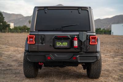 DV8 Offroad - DV8 Offroad 2018-2025 Jeep Wrangler JL Tailgate Reinforcement Molle Panel