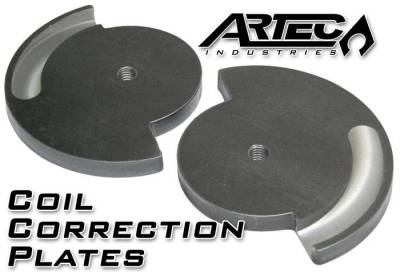 Artec Industries - Artec Jeep ZJ Coil Correction Plates 93-98 Jeep ZJ Pair