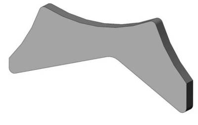 Artec Industries - Artec APEX UCA Gusset Mild Steel Sold Each Artec