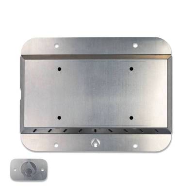 Artec Industries - Artec JK Spare Tire Delete Kit Bare Aluminum