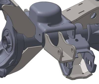 Artec Industries - Artec JK Front Axle Shock Mounts