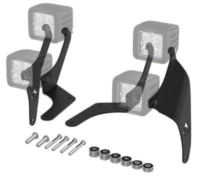 Artec Industries - Artec JL A-Pillar Dual Led Cube Light Mount