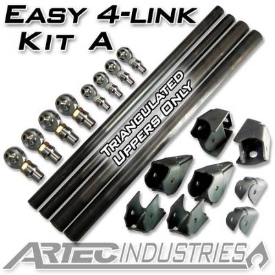 Artec Industries - Artec Easy 4 Link Kit A Tube All 1.25 Inch Rod Ends
