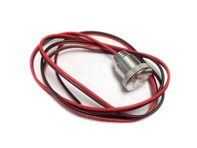 Artec Industries - Artec LED Bolt light - 1 watt, Amber, Aluminum, 16mm, Silver (1 light)