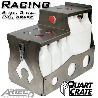 Artec Industries - Artec Racing Quart Crate 6 Qts Brake P/S 2 Gallons