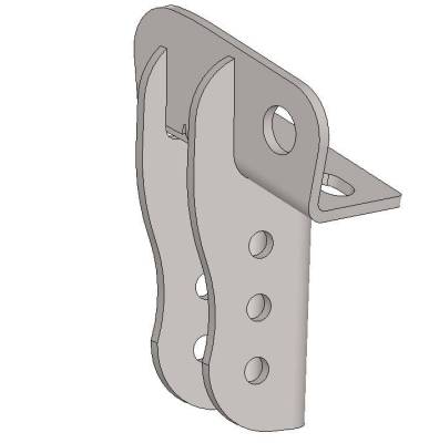 Artec Industries - Artec Jeep TJ Trackbar Mount 97-06 Wrangler TJ 2.5 3.5 Inch Stretch