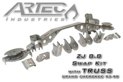Artec Industries - Artec ZJ 8.8 Swap Kit W/Truss 93-98 Jeep Grand Cherokee