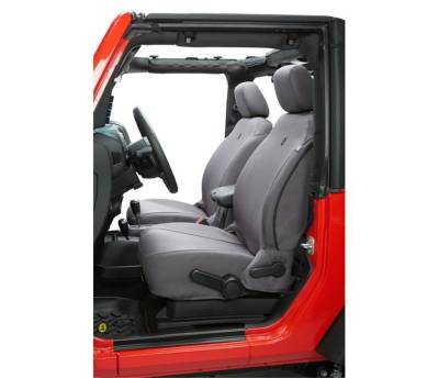Bestop - Bestop Seat Covers - Jeep '07-12 Wrangler JK; Front (Charcoal)