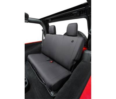 Bestop - Bestop Seat Covers - Jeep '07-18 Wrangler JK 2-Door; Rear (Black Diamond)