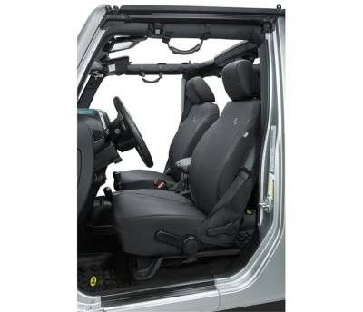 Bestop - Bestop Seat Covers - Jeep '13-18 Wrangler JK; Front (Black Diamond)
