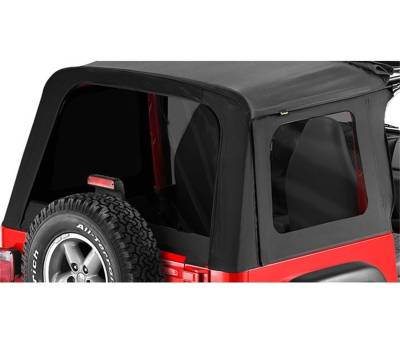 Bestop - Bestop Window Set - Jeep '97-06 Wrangler TJ Exc. Unlimited (Sunrider, Black Denim)