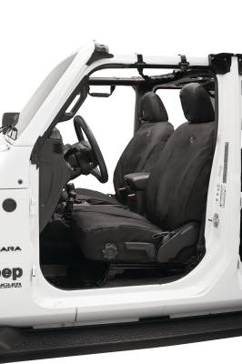 Bestop - Bestop Seat Covers - Jeep '20-26 Gladiator / '18-2026 Wrangler JL 4-Door; Front (Black Diamond)