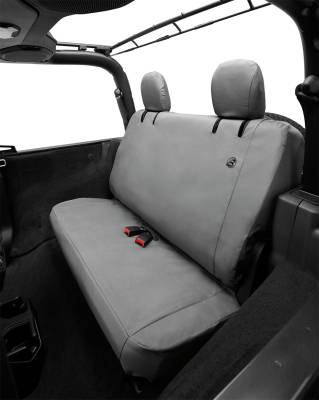 Bestop - Bestop Seat Covers - Jeep '18-2023 Wrangler JL 2-Door; Rear (Charcoal)
