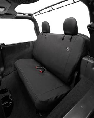 Bestop - Bestop Seat Covers - Jeep '18-2023 Wrangler JL 2-Door; Rear (Black Diamond)