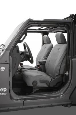 Bestop - Bestop Seat Covers - Jeep '18-26 Wrangler JL 2-Door; Front (Charcoal)