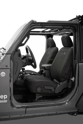 Bestop - Bestop Seat Covers - Jeep '18-26 Wrangler JL 2-Door; Front (Black Diamond)