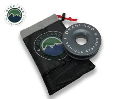 Overland Vehicle Systems - OVS Recovery Recovery Ring 4.00" 41,000 lb. Gray With Storage Bag