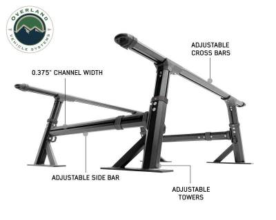 Overland Vehicle Systems - OVS Freedom Rack With Cross Bars and Side Supports