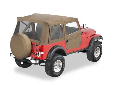 Bestop - Bestop 51595-04 Supertop(R) Classic Squareback Soft Top for Jeep