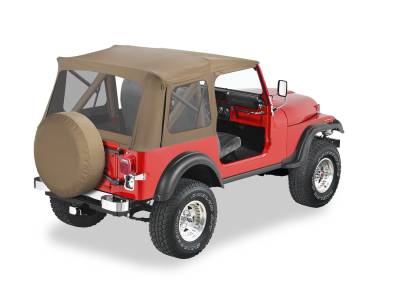 Bestop - Bestop 51599-37 Supertop(R) Classic Squareback Soft Top for Jeep