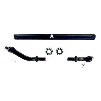 Apex Chassis - Apex Chassis Jeep JL / JT  2.5 Ton Extreme Duty No Flip Drag Link Assembly in Black Aluminum Fits 18-24 Jeep Wrangler 19-24 Gladiator Fits a