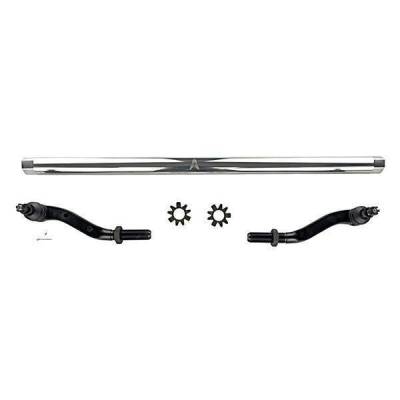 Apex Chassis - Apex Chassis Jeep JL / JT  2.5 Ton Extreme Duty Tie Rod Assembly in Polished Aluminum Fits 18-24 Jeep Wrangler 19-24 Gladiator Fits a Dana 30