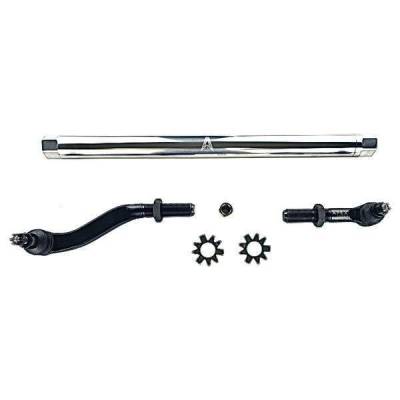 Apex Chassis - Apex Chassis Jeep JL / JT 2.5 Ton Extreme Duty Yes Flip Drag Link Assembly in Polished Aluminum Fits 18-24 Jeep Wrangler 19-24 Gladiator Fits