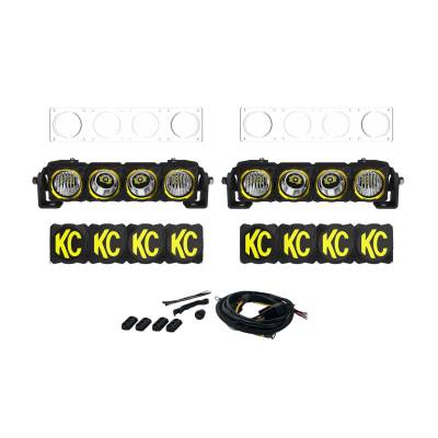 KC HiLites - KC HiLites 0296 Dual FLEX ERA LED Light Bar Bumper Mount Kit