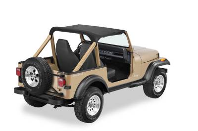 Bestop - Bestop Strapless Targa Bikini - '87-91 Wrangler YJ (Black Denim)