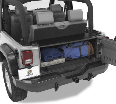 Bestop - Pavement Ends Cab Curtain - '07-18 Wrangler JK 2-Door (Black Diamond)