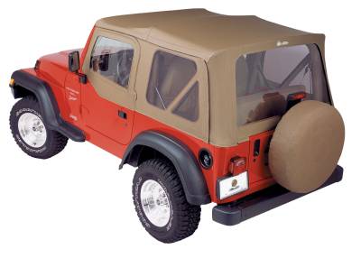 Bestop - Pavement Ends Cargo Cover - '07-18 Wrangler JK 2-Door (Black Diamond)