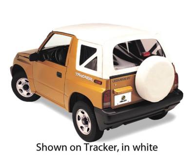 Bestop - Bestop Replace-A-Top For OEM - Jeep '97-02 Wrangler TJ (Black Denim; Clear Windows; No Door Skins Included)