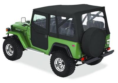 Bestop - Pavement Ends Replay OEM Replacement Top - '97-06 Wrangler TJ Exc. Unlimited (Black Diamond; Clear Windows; Upper Door Skins Included)