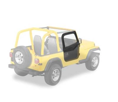 Bestop - Bestop Door Mirror Set - Jeep '07-18 Wrangler JK (Black; ABS Composite; Not Powered)