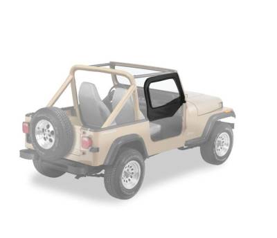 Bestop - Bestop Door Mirror Set - Jeep '87-95 Wrangler YJ / '97-06 Wrangler TJ (Black; ABS Composite)