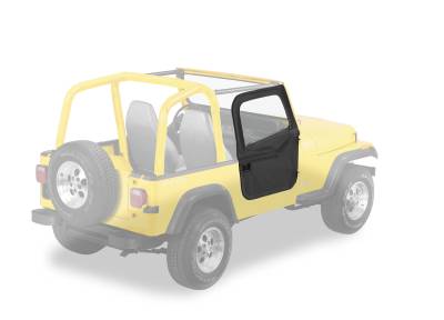 Bestop - Bestop Hood Latches - Jeep '41-49 CJ2 / '49-66 CJ3 / '55-83 CJ5 / '56-75 CJ6 / '76-86 CJ7 / '87-95 Wrangler YJ (Black; Boxed)