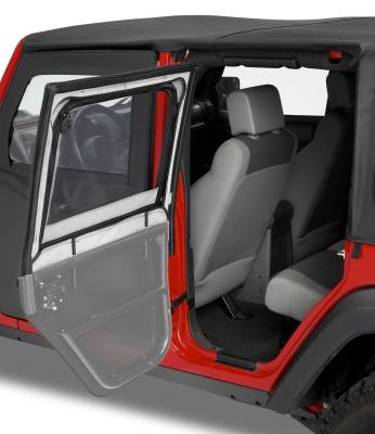 Bestop - Bestop 51793-35 HighRock 4x4(TM) Element(TM) Upper Fabric Half Doors