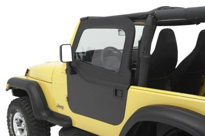 Bestop - Bestop 51795-15 HighRock 4x4(TM) Element(TM) Upper Fabric Half Doors