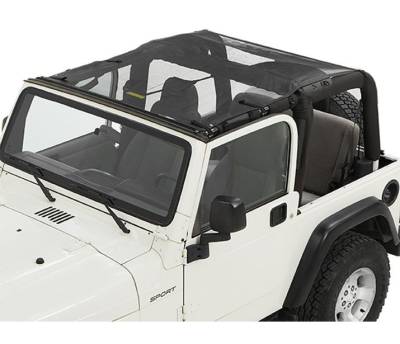 Bestop - Bestop Supertop Classic - Jeep '76-86 CJ7 / '87-95 Wrangler YJ (Black Crush; Clear Windows)