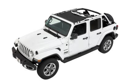 Bestop - Bestop Element Doors - Jeep '20-26 Gladiator / '18-26 Wrangler JL 4-Door (Rear; Matte Black)