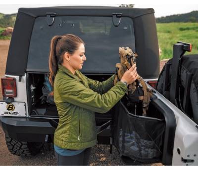 Bestop - Bestop Header Safari Bikini - Jeep '04-06 Wrangler TJ Unlimited (Black Diamond)