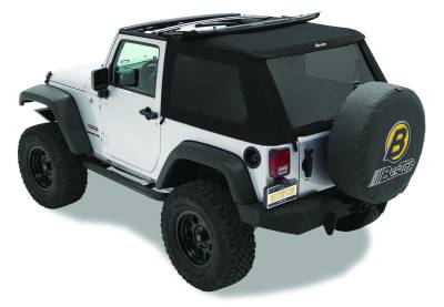 Bestop - Bestop Supertop Classic Skin - Jeep '97-06 Wrangler TJ Exc. Unlimited (Black Denim; Tinted Windows)