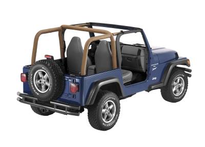 Bestop - Bestop Window Set - Jeep '07-09 Wrangler JK 4-Door (Premium Black Twill)
