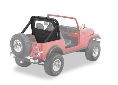 Bestop - Bestop Window Set - Jeep '97-06 Wrangler TJ Exc. Unlimited (Sunrider, Black Denim)