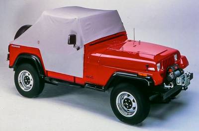Bestop - All Weather Trail Cover - Jeep '76-86 CJ7 / '87-91 Wrangler YJ (Charcoal / Gray)