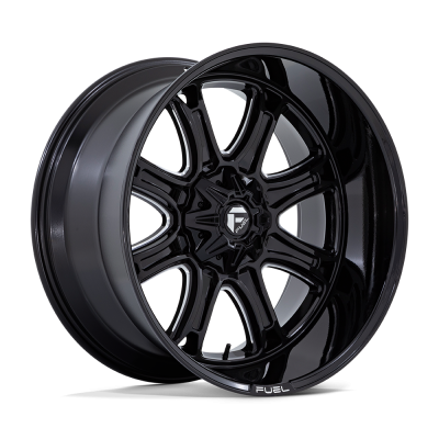 Fuel Wheel - Fuel Wheel, 22X10, DARKSTAR, GLOSS BLACK MILLED