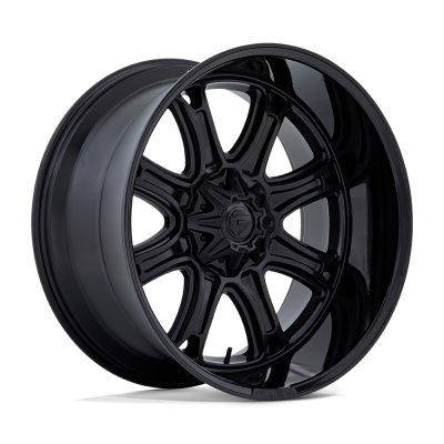 Fuel Wheel - Fuel Wheel, 22X9, DARKSTAR, MATTE BLACK W/ GLOSS BLACK LIP