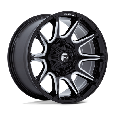 Fuel Wheel - Fuel Wheel, 22X12, FC880 SUPER C, GLOSS BLACK MILLED